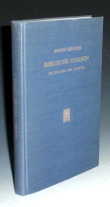 Item #000166 Biblische Studien Die Epoche Der Richter. Eugen Taubler