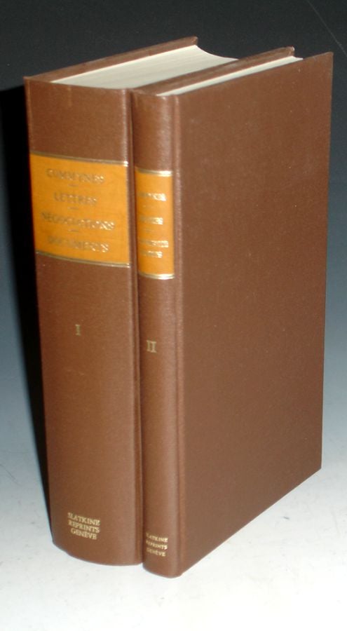 Item #002283 Lettres et Negoviations De Philippe De Commynes, Publiees Avec Un Commentarie Historiqe et Biographique(3 Vols. In two). Philippe de Commynes.
