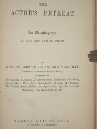 A Collection of Plays, dramas and Farces (sammelband)