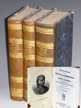 Item #002993 Bellezze Della Divina Commedia Di Dante Alighieri. Dialoghi Di Antonio Cesari....