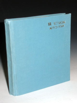 Item #005704 Documents of the 12th Executive Committee Session of the Afro-Asian Peoples'...