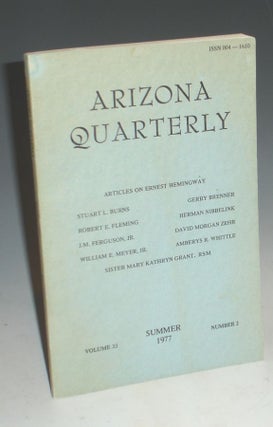 Item #006871 The Arizona Quarterly (Summer 1977
