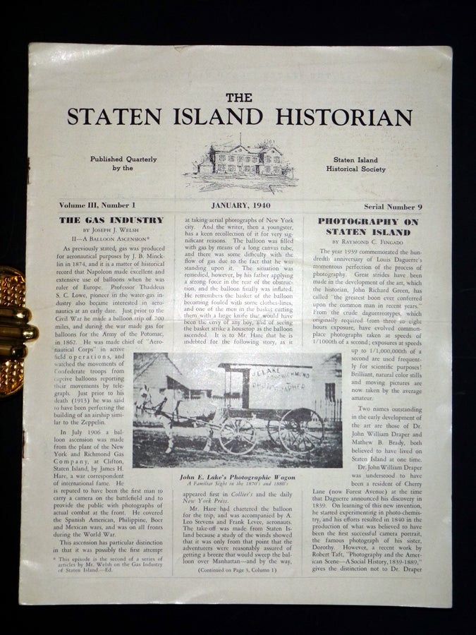 Item #008199 The Staten Island Historian.