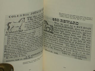 Fine Texas Horse, Their Pedigrees and Performance, 1830-1845