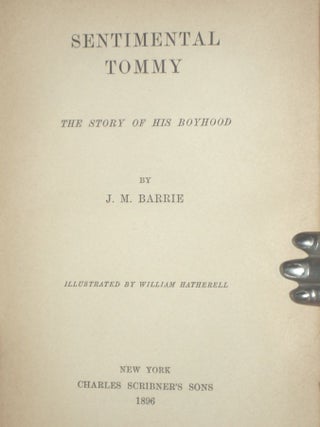 Sentimental Tommy; The Story of His Boyhood