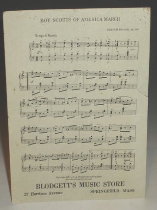 Item #009412 Boy Scouts of America March. Edmund Braham