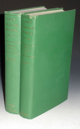 Item #011299 Early English Stages 1300 To1660 (In two volumes). Glynne Wickham