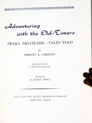 Adventuring With The Old-Timers, Trails Travelled - Tales Told