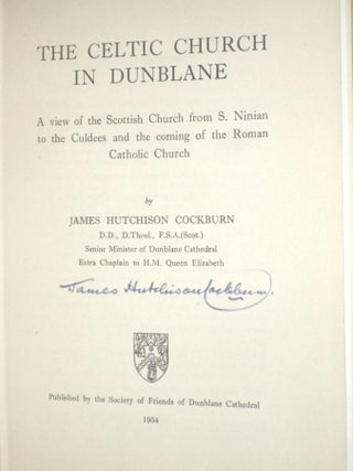 Item #012970 The Celtic Church in Dunblane. James Hutchison Cockburn