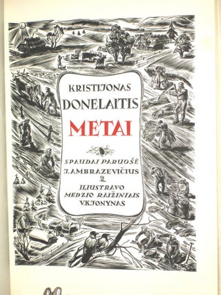 Metai; Spaudai Parusoe J. Ambrazevicius. Illustravo Medzio Raitiniais V.K. Jonynas