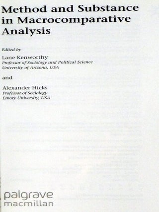 Method and Substance in Macrocomparative Analysis