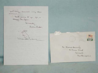 Autographed Letter Signed, 2 Pages with Drawing