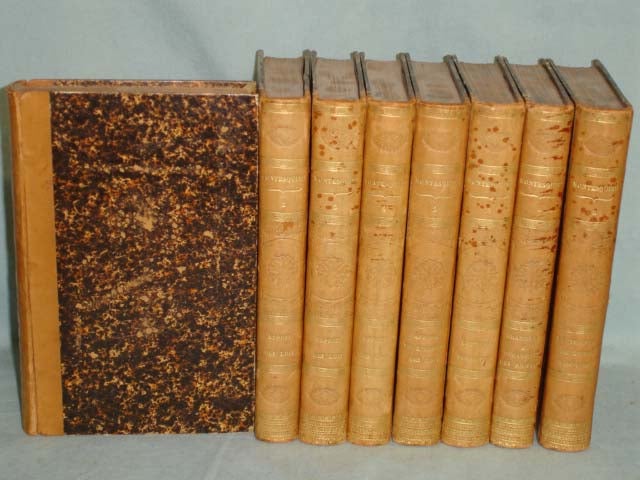 Item #014779 Oeuvres De Montesquieu Ave les Notes De Tous Les Commentateurs (8 Volume set). Charles De Secondat Montesquieu, Baron De.