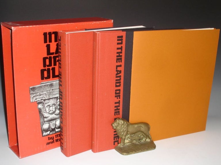 Item #015061 In the Land of the Olmec (2 Volume Set with Folder of maps in slipcase). Michael D. And Richard A. Diehl Coe.