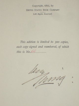 The Drama; Addresses (Limited to 300 Copies and Signed By Irving)