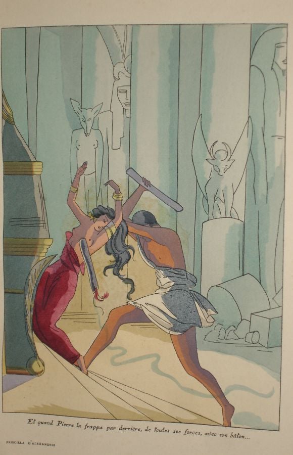 Item #016469 Priscilla d'Alexandrie; Roman. Soixante Dix-huit Ilustrations En couleurs, Par Edith Follet. Maurice Magre.