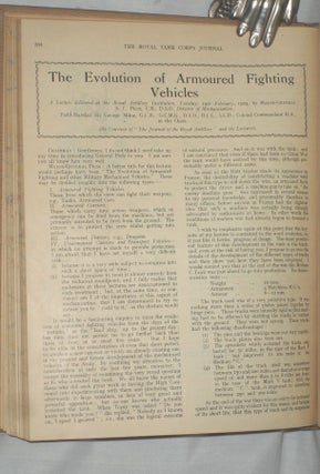 The Royal Tank Corps Journal, Vol. 11