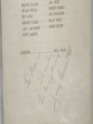 A Collection of Two Bob Hope Letters, One from Edward R. Murrow and Various Movie Stars in the 1940's