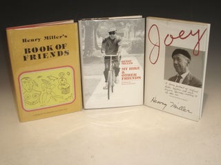 Item #017181 Book of Friends, My Bike & Other Friends and Joey [three volumes]. Henry Miller