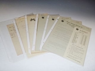 Item #018010 Collection of Eugene Orflinger, Automobile Parts Supplier, 1913-1915 (21 items