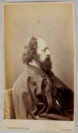 Item #018237 [Photograph] Alfred Lord Tennyson (1809-1892) , carte De Viste