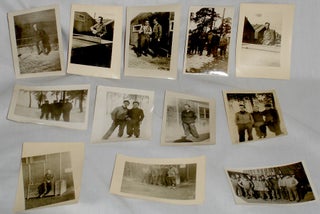 Item #018240 [Photographs] German Prisoner of War Photographs, 1945-46 (12 cards); Camp Pittsburgh