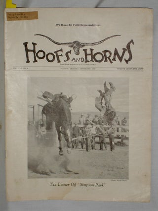 Item #018253 Hoofs and Horns (December 1949) Vol. XIX, No. 6