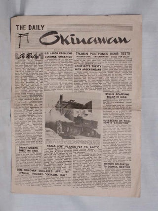 Item #018447 The Daily Okinawan (March 25, 1946