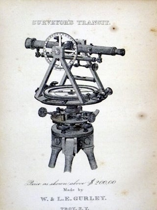 A Manual of the Principal Instruments used in American engineering and Surveying, 21st Edition (1874)