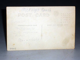 Photograph Postcard of Flying U Ranch of Sam E. McKnight, Ca 192-?