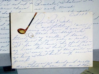 A Collection of Four Letters to John Derr, CBS, Sportscaster