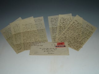 Item #018882 Autographed Letters Signed, Nov, 1944. Leand Henley, ernard