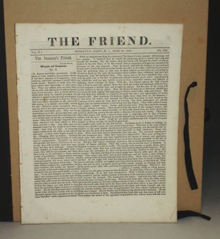 Item #018980 The Friend, Vol. V, No. 12 (June 15, 1847). Samuel Chenery Damon, Sereno Edwards Bishop