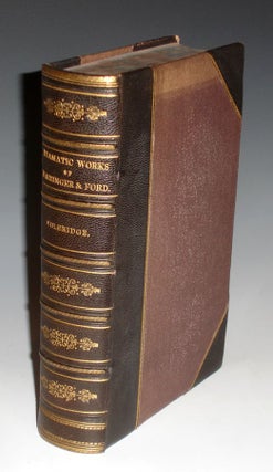 Item #021010 The Dramatic Works of Massinger and Ford. Hartley Coleridge