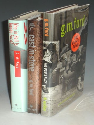 Who in Hell is Wanda Fuca?; Cast in Stone and The Bum's Rush (author's First, Second and Third Book, each signed)