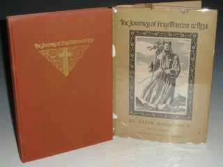 Item #021245 The Journey of Fray Marcos De Niza. Cleve Hallenbeck