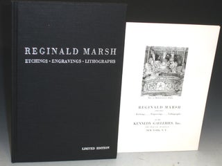 Item #021583 Reginald Marsh, Etchings, Engravings Lithographs. Norman Sasowsky