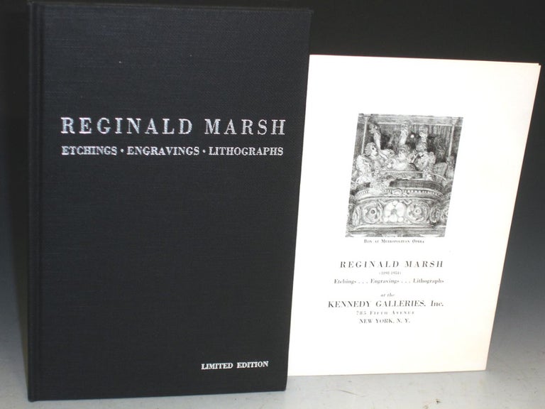 Item #021583 Reginald Marsh, Etchings, Engravings Lithographs. Norman Sasowsky.