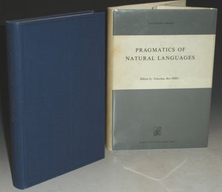 Item #021857 Pragmatics of Natural Languages. Yehoshua Bar-Hillel
