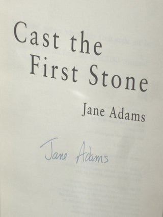 Cast the First Stone
