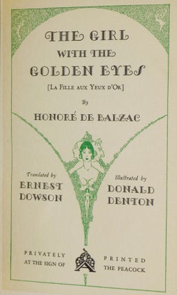 The Girl with the Golden Eyes [La Fille Aux Yeux D'Or]