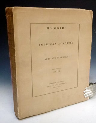 Item #022504 Memoirs of the American Academy (Volume 5). Asa Gray, Etal
