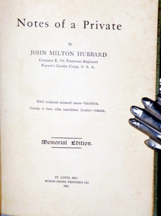 Notes of a Private