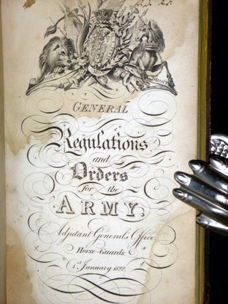 General Regulations and Orders for the Army. Adjutant--general's Office, Horse-Guards, 1st January, 1822