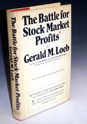 Item #022597 Stock Market Profits (Nt the Way It's Taught at Harvard Business School). Gerald M....