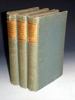 Item #022618 The Dramatic Works of Richard Brinsley Sheridan. Richard Brinsley Sheridan