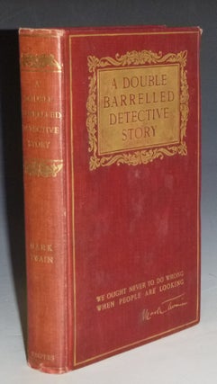 Item #022678 A Double Barrelled Detective Story. Mark Twain, Samuel Clemens