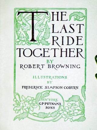 The Last Ride Together (bound By Harcourt Bindery)