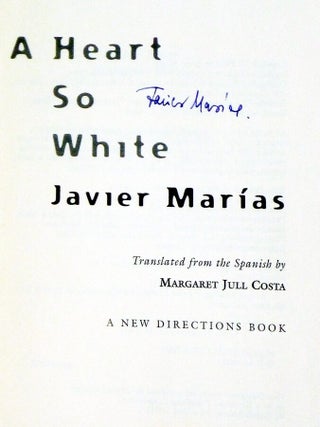 A Heart So White (signed)