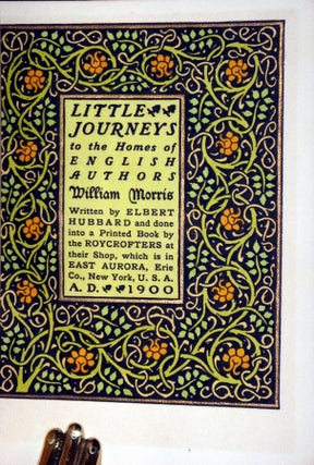 Little Journeys to the Homes of English authors-William Morris